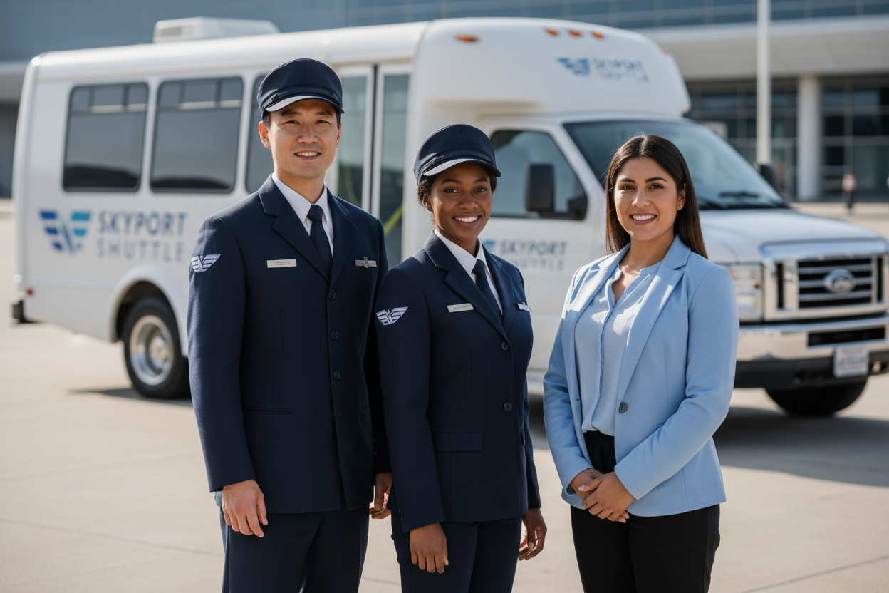 Friendly and professional team members of Fable Airport Shuttle